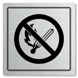 Piktogram Zákaz rozdělávání ohně